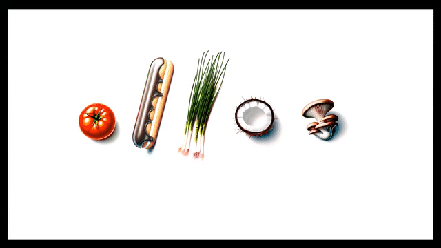 Tesco's outdoor advert replaces the letters of the brand name with food items