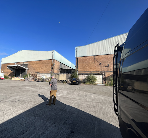 UAV testing on location for Ebbon Intelligence