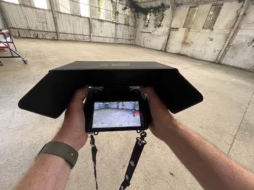 UAV monitoring screen